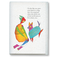 greeting card: extra room