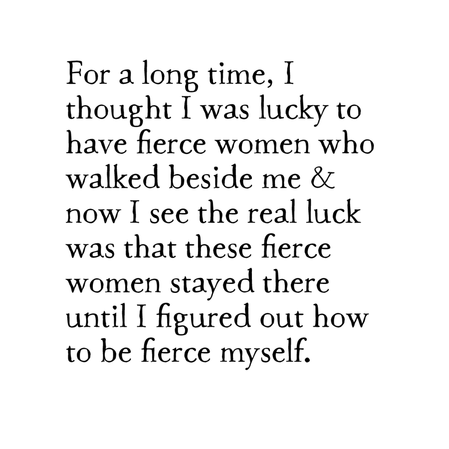 fierce women (ink) art print