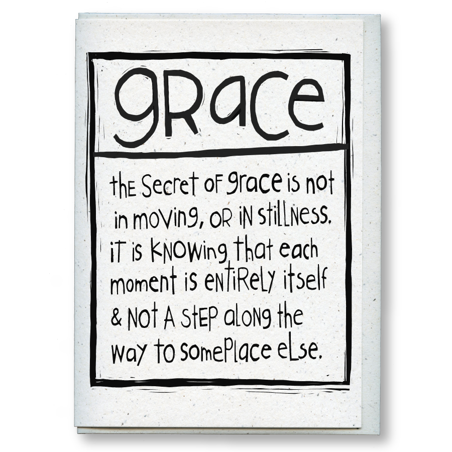 greeting card: grace