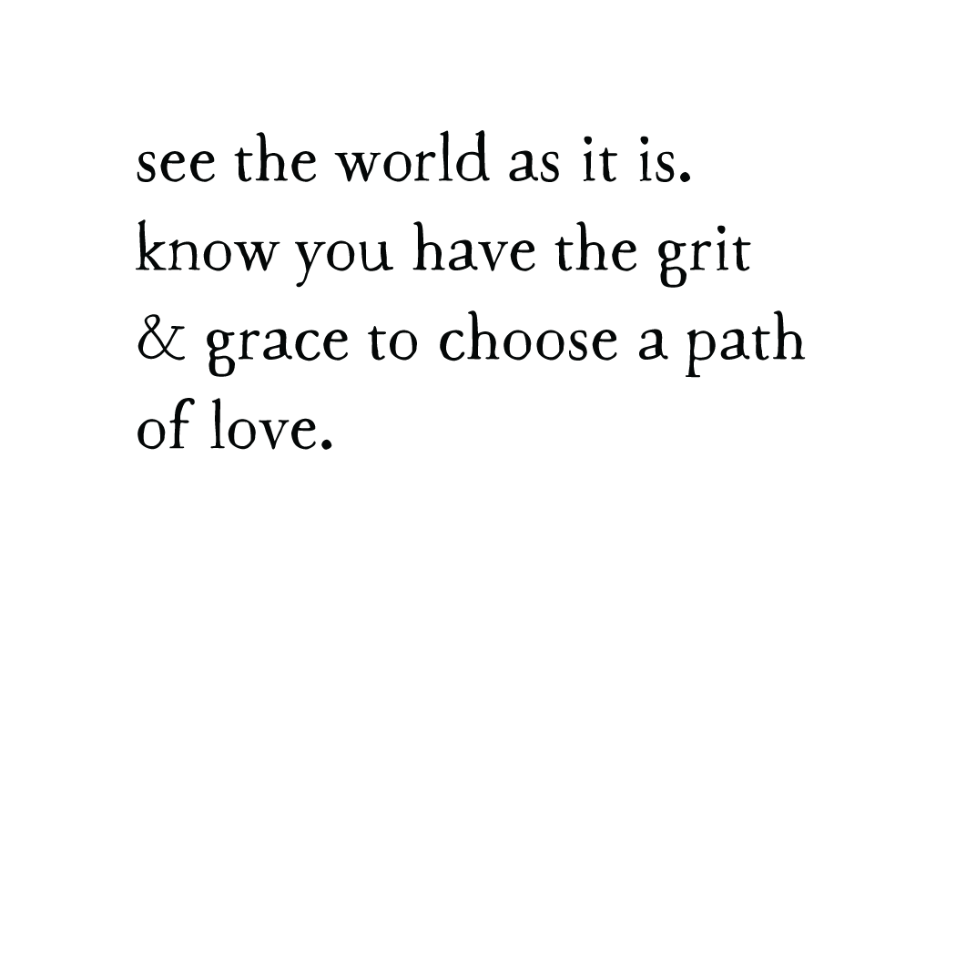 grit & grace art print
