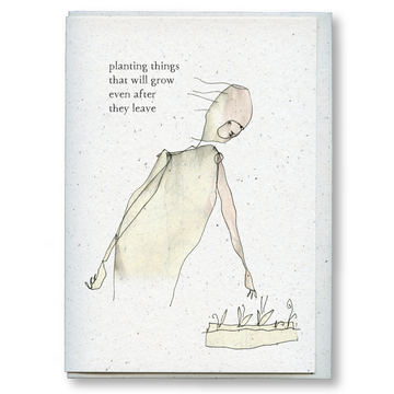 greeting card: growing things