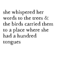 whispers: a hundred tongues