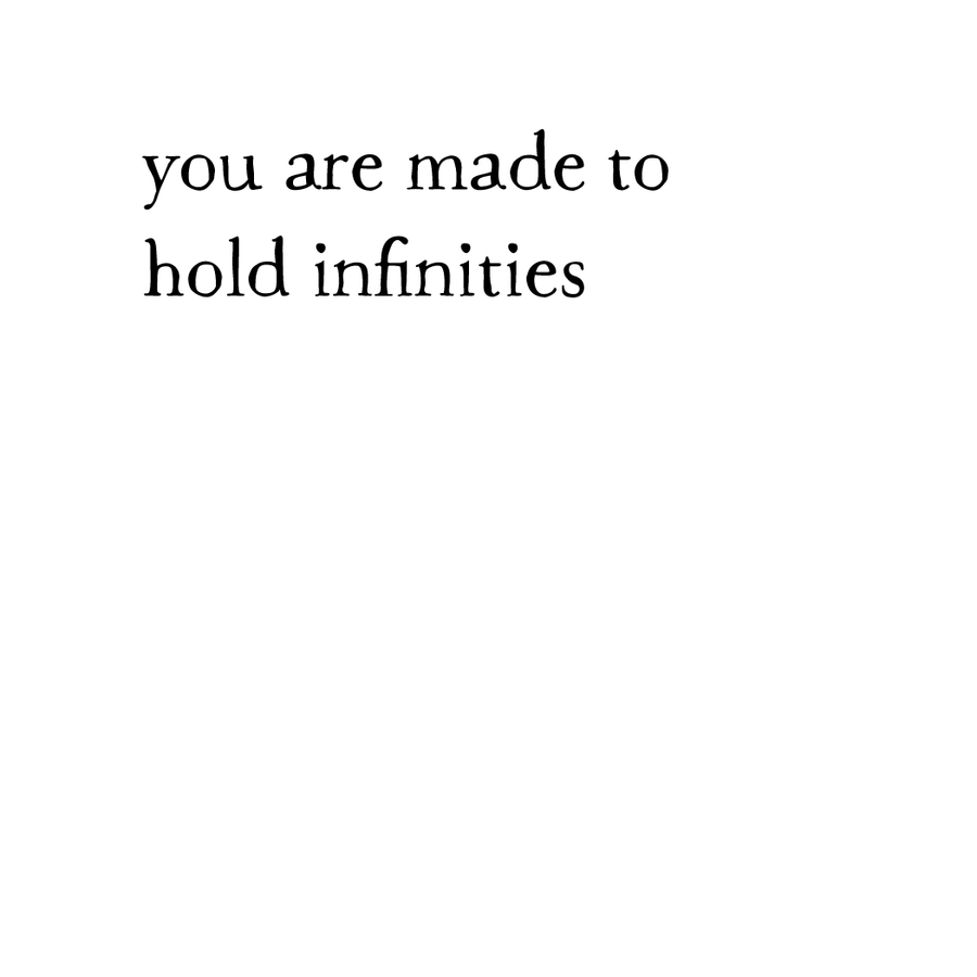 whispers: infinities