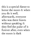 moon dance art print