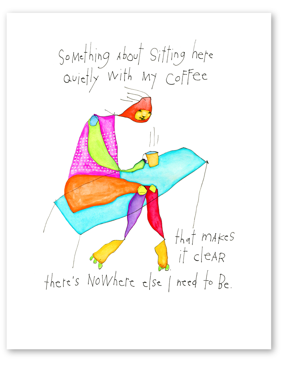 nowhere else art print