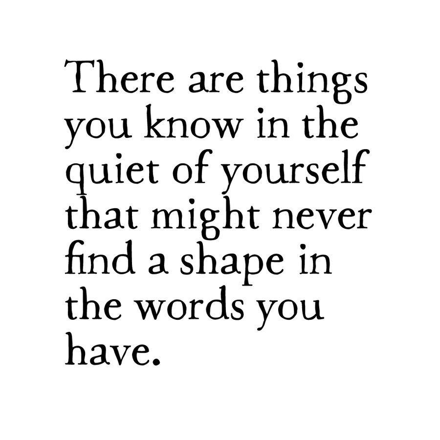 quiet shape print