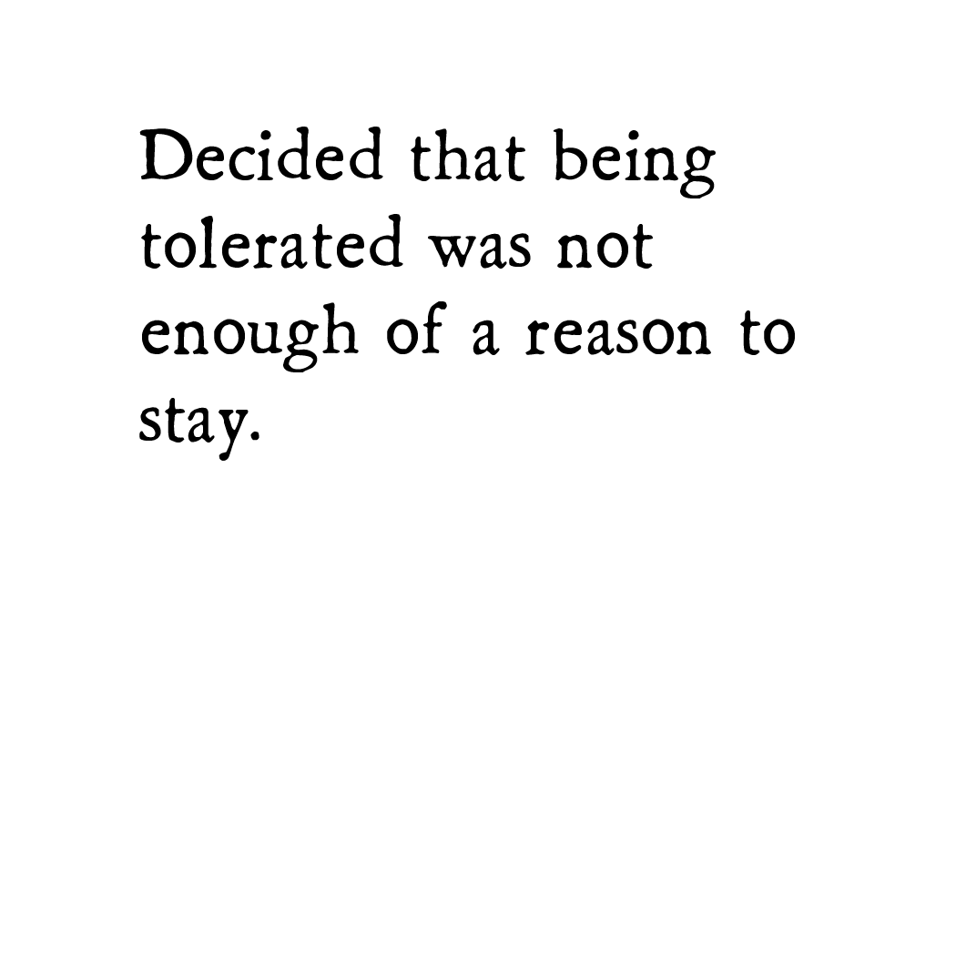 reason to stay art print