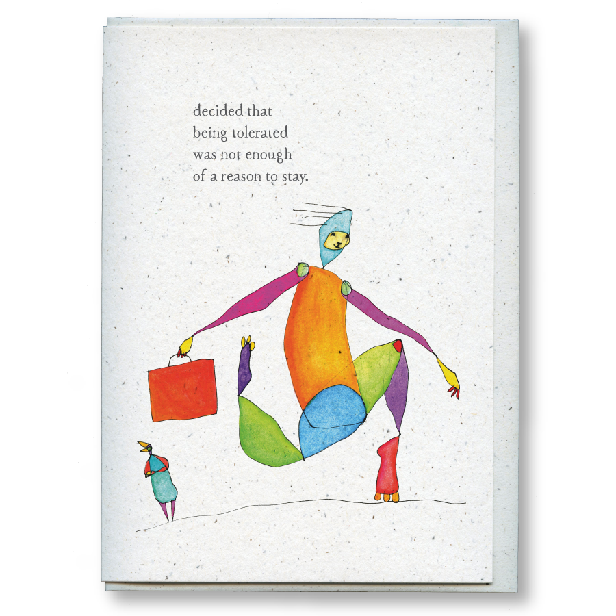 greeting card: reason to stay