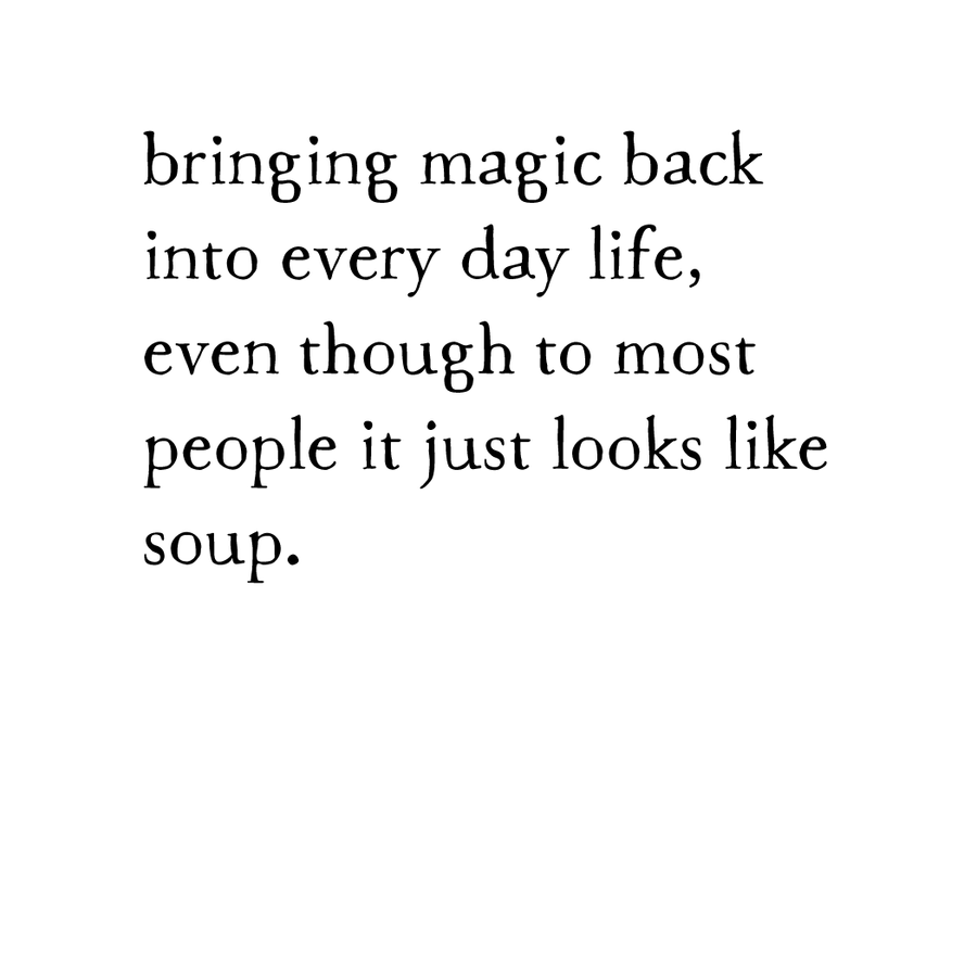 soup magic art print