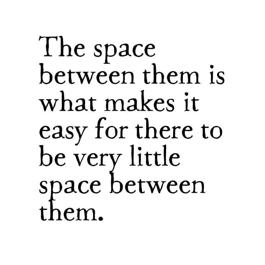 space between art print