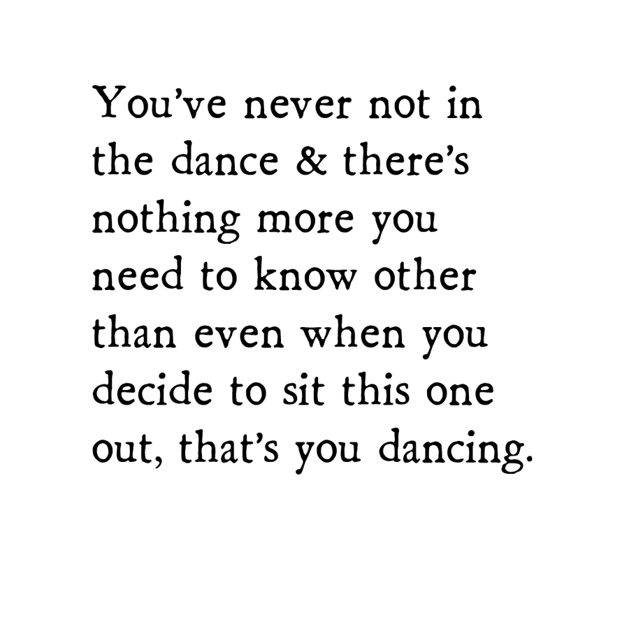 still dancing art print