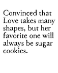 international sugar cookie love print