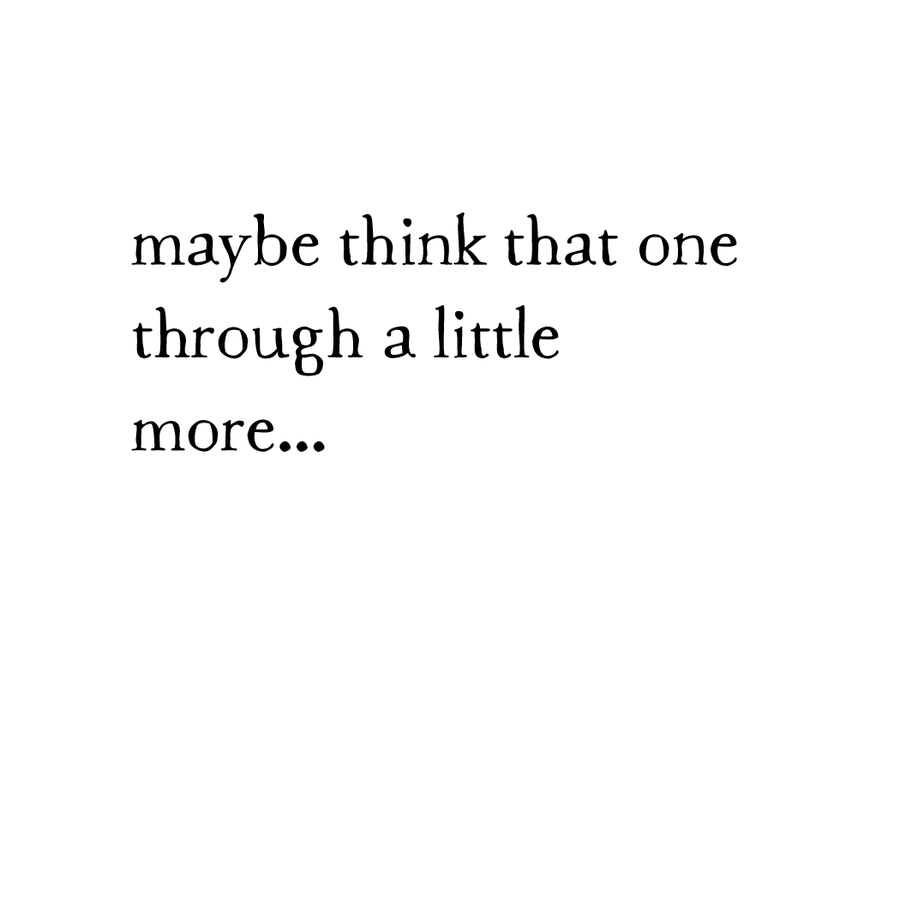 whispers: think it through