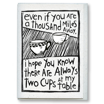 greeting card: two cups
