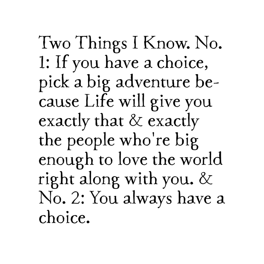 two things art print